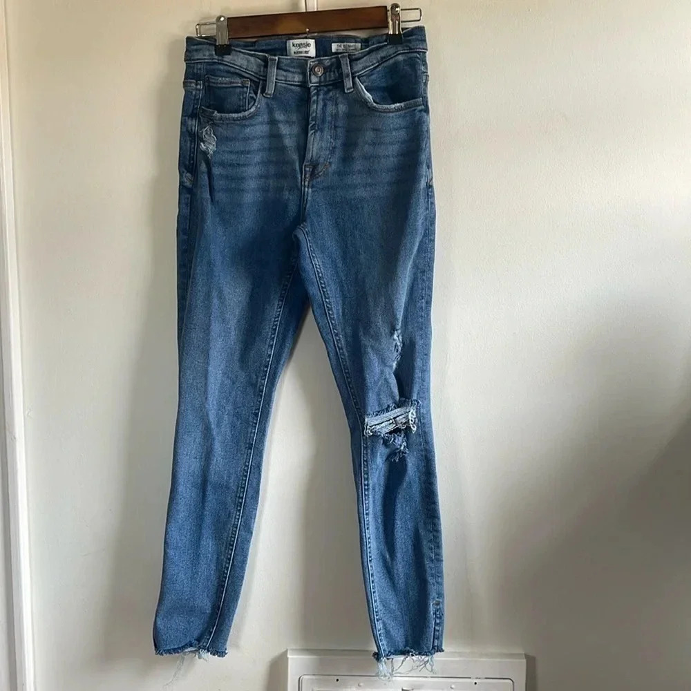 Kensie Jeans Vintage Luxe Ultimate High Rise Skinny, Sise 4 /27